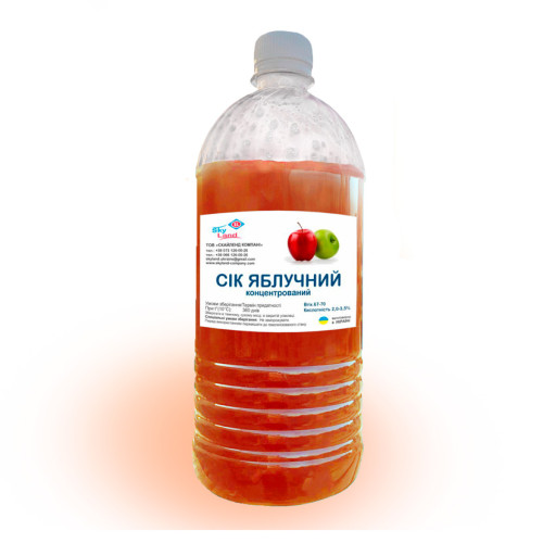 Концентрированный яблочный сок (67-70 Brix) кислотность 2,0-3,5%, 1 кг Концентрированный яблочный сок (67-70 Brix) кислотность 2,0-3,5%, 1 кг