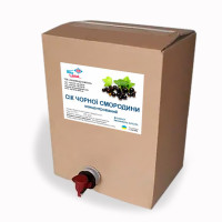 Концентрированный сок чёрной смородины 65-67 Вriх кислотность 4,0 - 5,5%, bag-in-box 10л / 13кг
