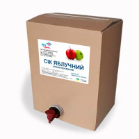 Концентрированный яблочный сок 67-70 Brix кислотность 2,0-3,5%, bag-in-box 10л / 13кг
